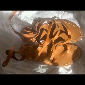 k jacques leather sandals